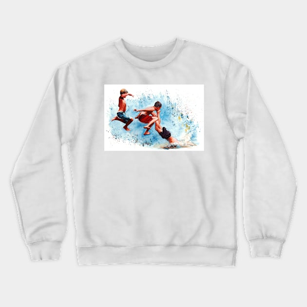 Geronimo! Crewneck Sweatshirt by Mightyfineart